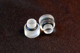 Clear Fuel Bowl Sight Plugs - Pair