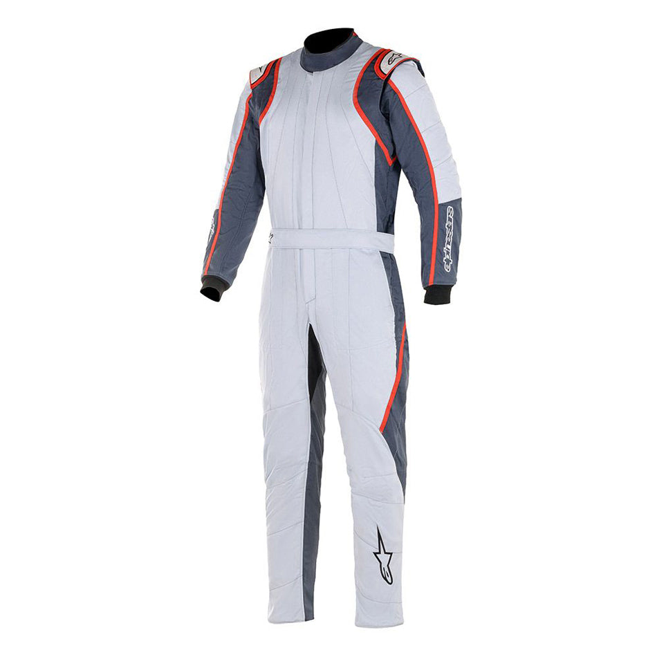 Suit GP Race V2 Silver / gray Red Large