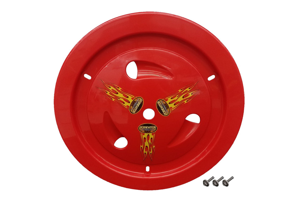 Wheel Cover Bolt-On Red