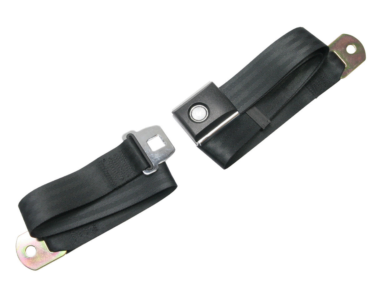 67-73 Mustang Seat Belts 2 Point Push Button