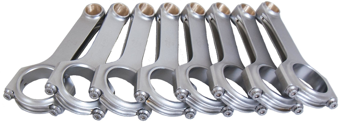 GM LS 4340 Forged H-Beam Rods 6.125 w/2.100 Pin