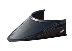MD3 Hood Scoop 5in Tall Curved C/F Look