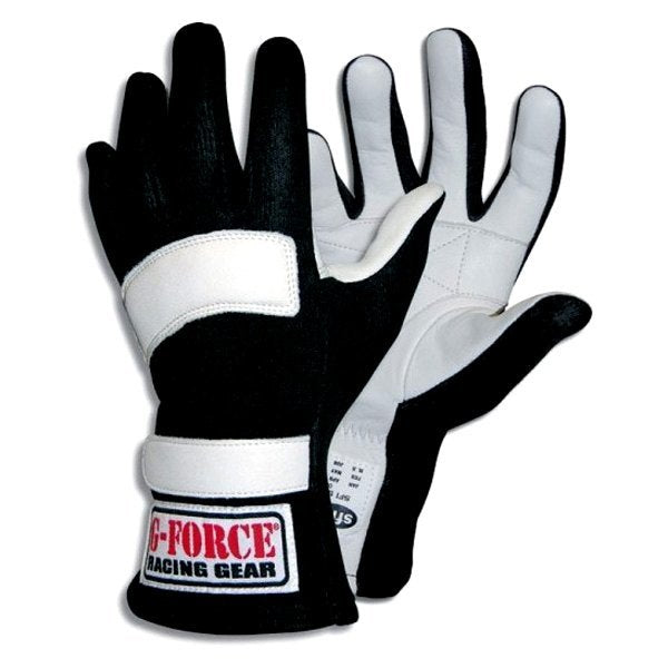 GF5 Racing Gloves Child Medium Black