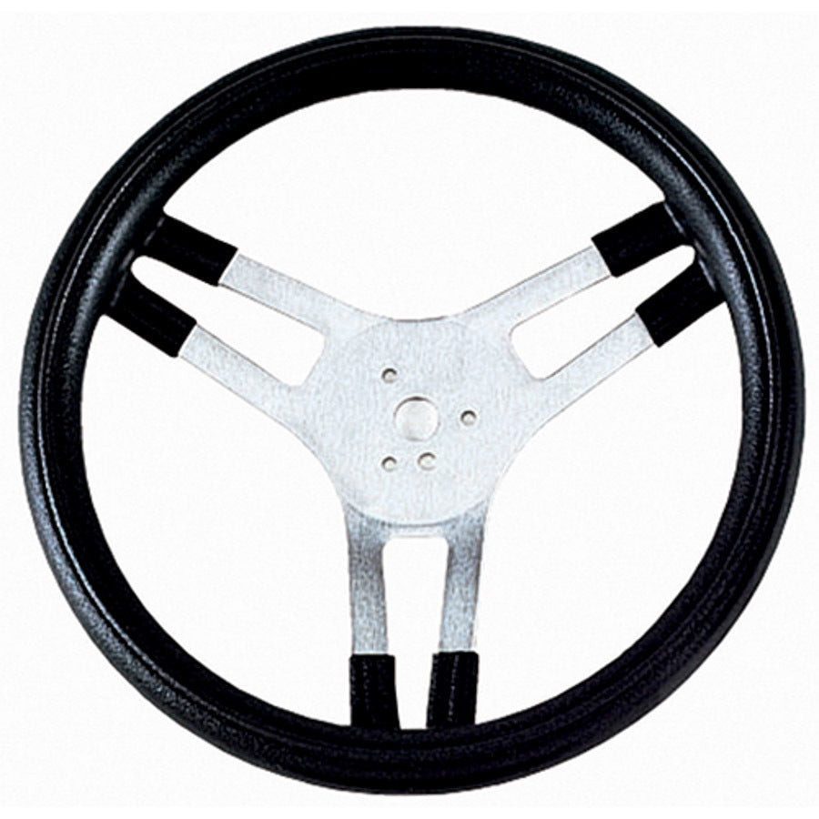 16.5in Aluminum 3 1/8in Dish Steering Wheel