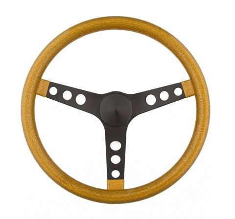 Steering Wheel Mtl Flake Gold/Spoke Blk 13.5