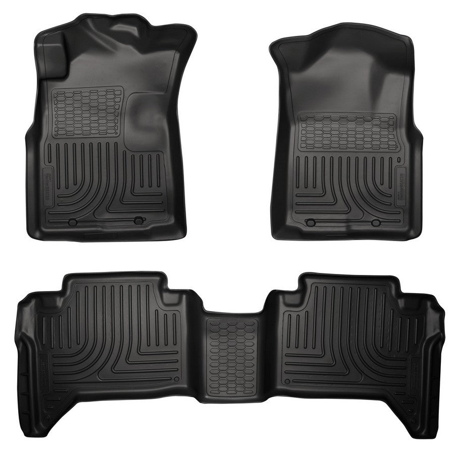 05-15 Tacoma Front/2nd Floor Liners black