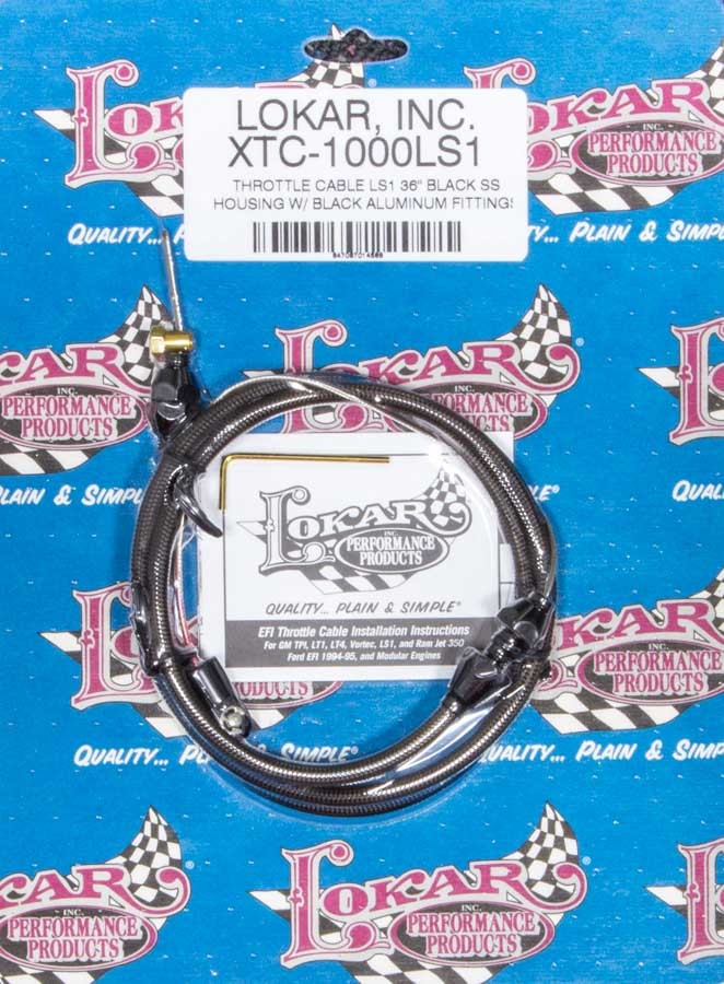 Throttle Cable Black 36in LS1