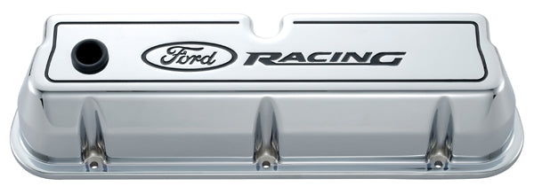Ford Racing Aluminum Valve Covers Chrome