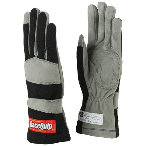 Gloves Single Layer Medium Black SFI