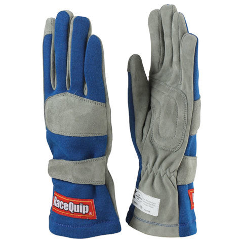 Gloves Single Layer Medium Blue SFI