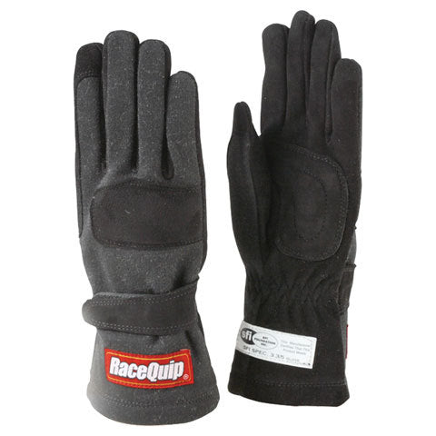 Gloves Double Layer Small Black SFI