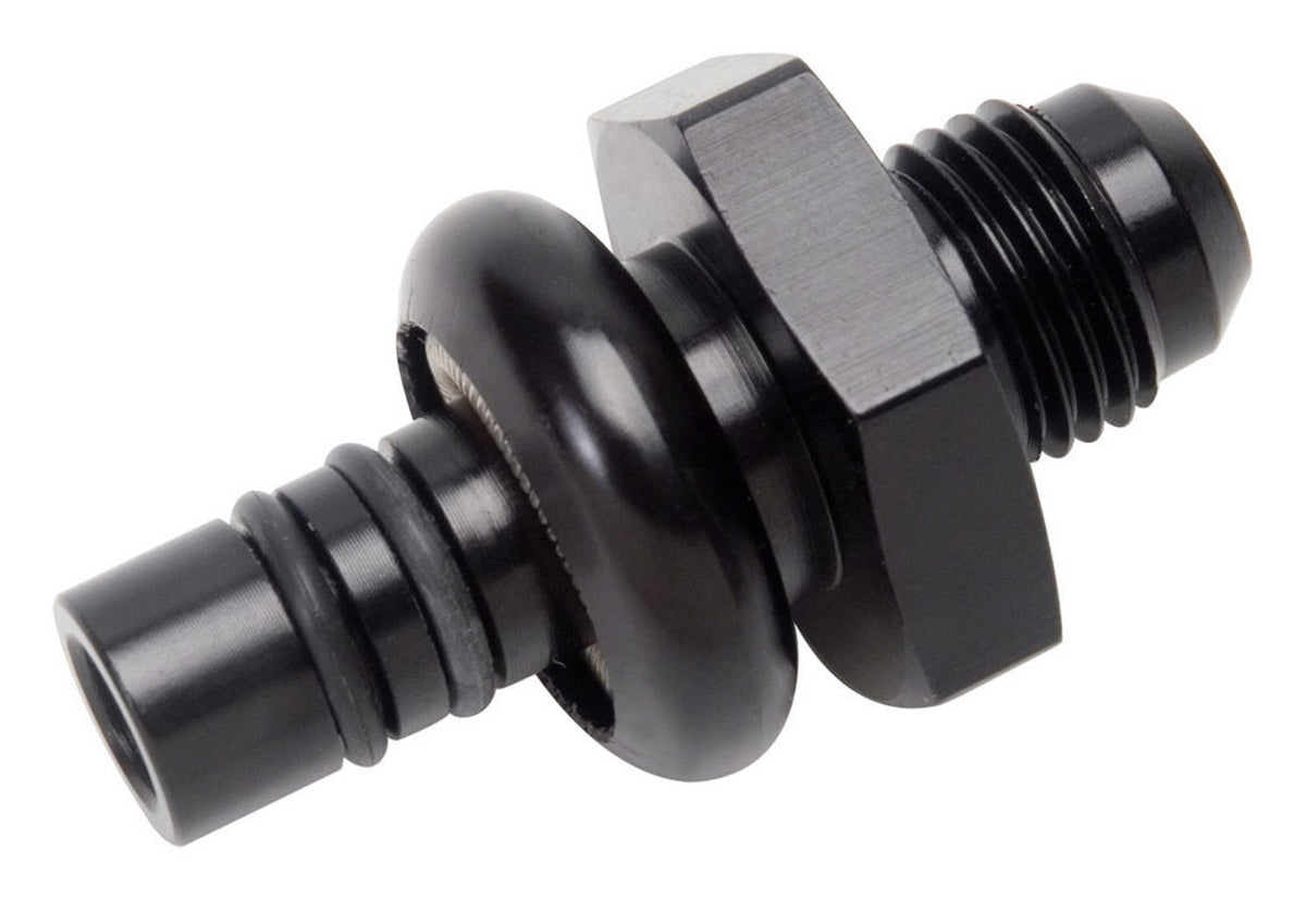 Adapter EFI 6an Fitting Ford Pressure Side Black