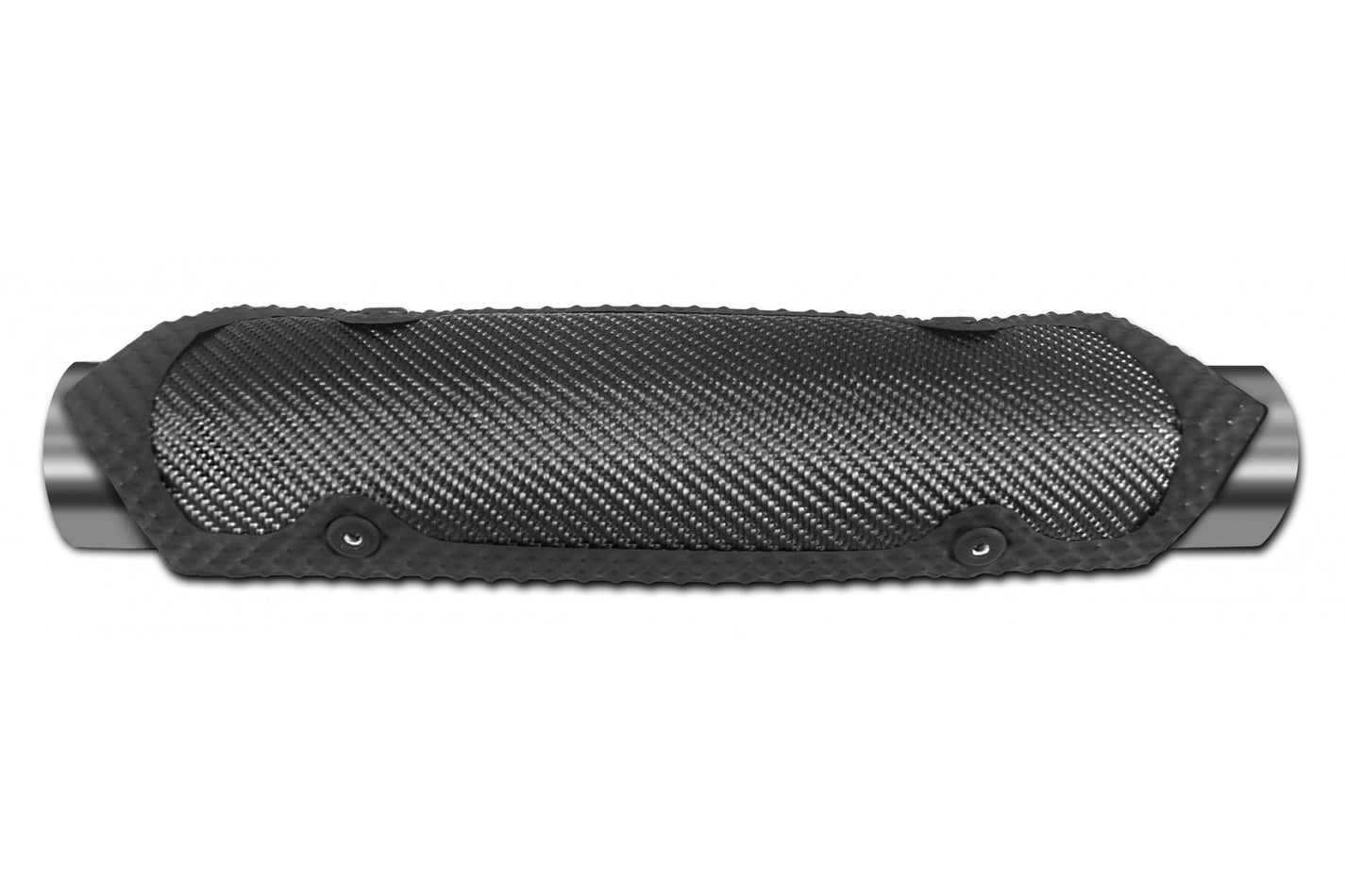 Clamp On Heat Shield 3. 75in x 11.75in Black