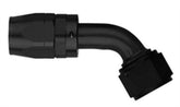 #8 60 Deg Hose End Black