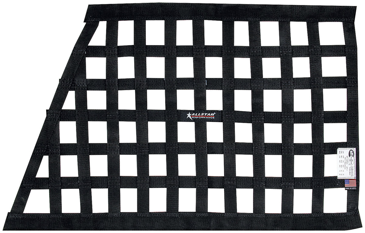 Window Net Border Style Angled Black SFI