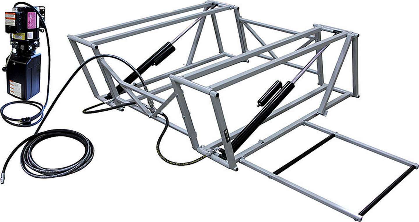 Race Car Lift with Steel Frame