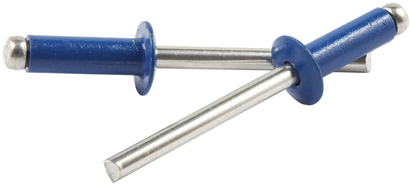 Sm Hd Rivet Blue Alum 250pk Chevron