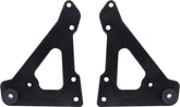 Front Motor Plate 2pc w/ Bushings Black