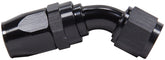 Hose End 45 Degree -10 Black