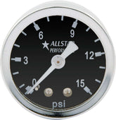 1.5in Gauge 0-15 PSI Dry Type