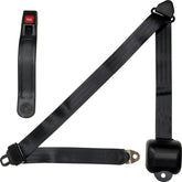 Seat Belt Retractable 3pt Black