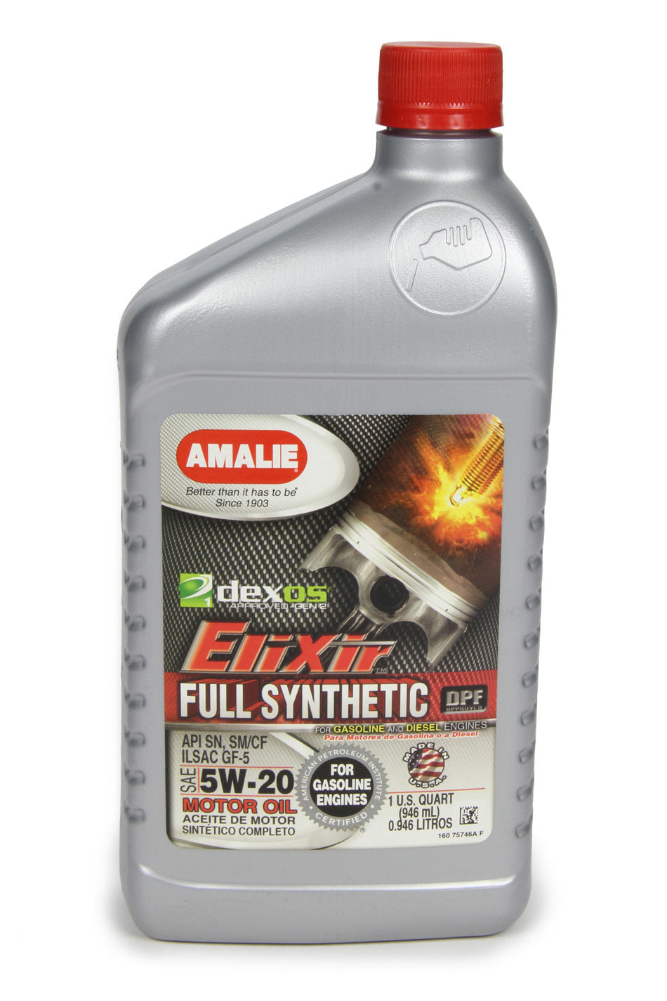 Elixir Full Synthetic 5w20 Dexos1 1 Qt