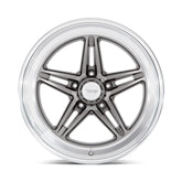 18x8 Goove Wheel 5x4.5 Bolt Circle Anthracite