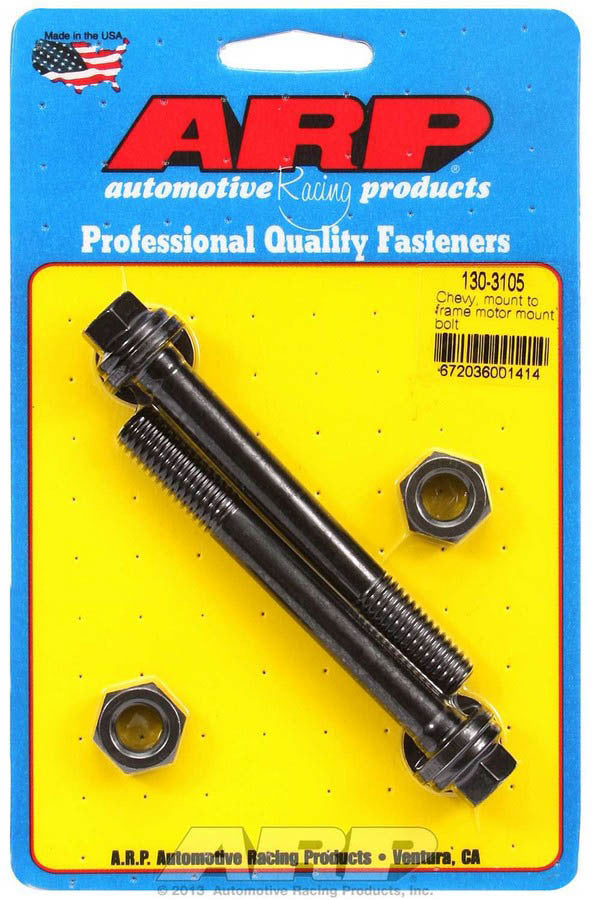 Chevy V8 Motor Mount to Frame Bolt Kit - 6pt.