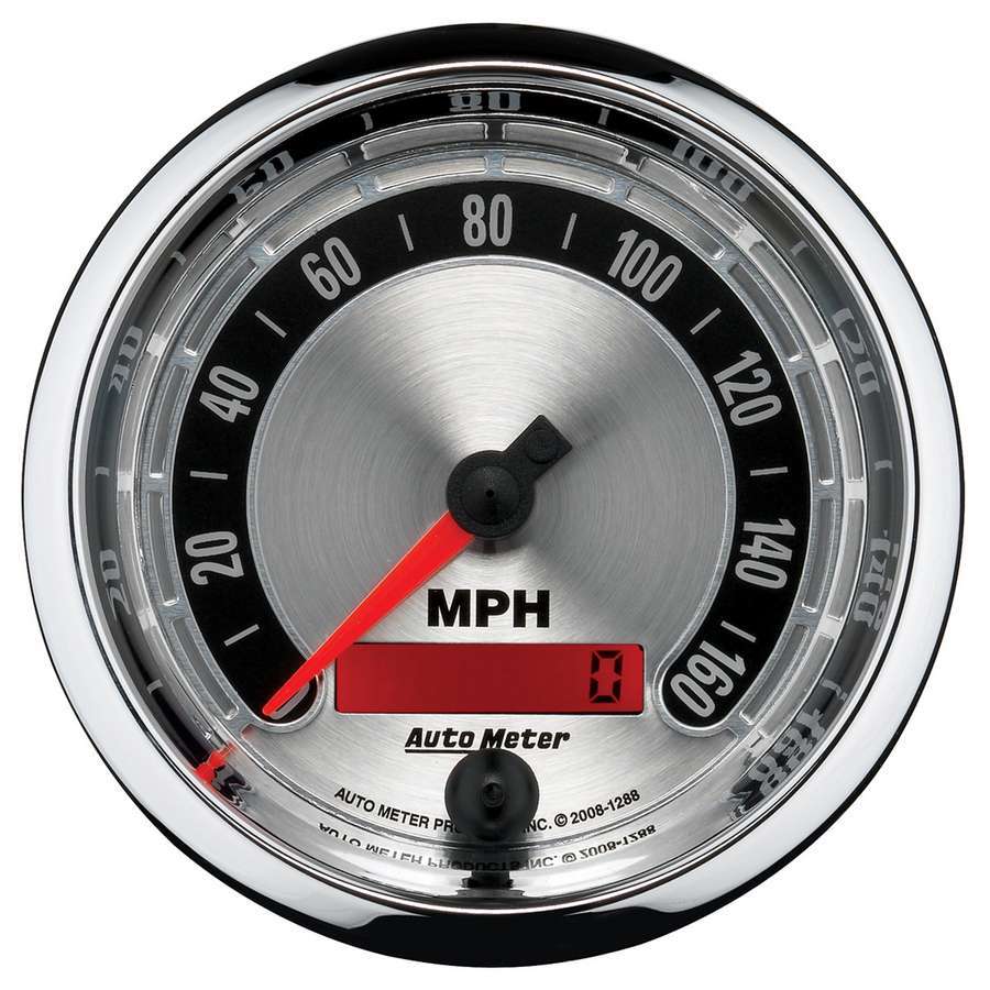 3-3/8 A/M Speedometer 160MPH