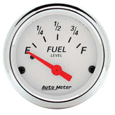 2-1/16in A/W Fuel Level Gauge - GM 0-90 Ohms