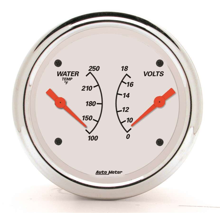 3-3/8 A/W Water Temp/ Voltmeter Gauge