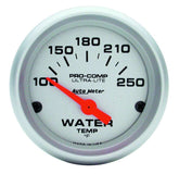 2-1/16in U/L Water Temp Gauge 100-250