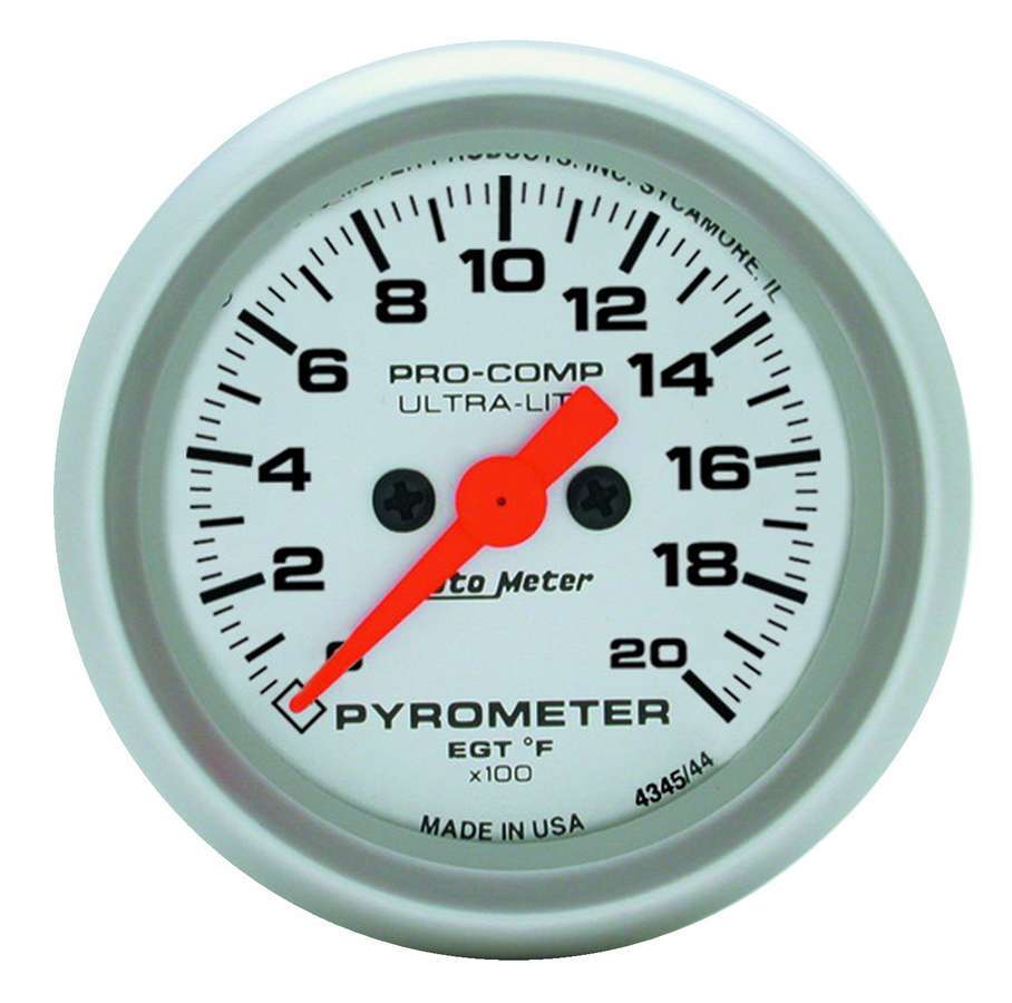 2-1/16in U/L 2000 Degree Pyrometer
