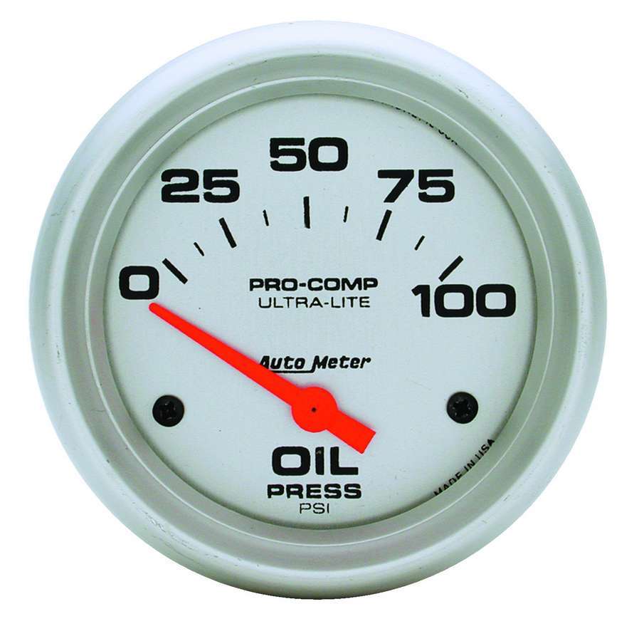 Ultra-Lite Oil Pressure