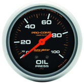 0-100 Oil Pressure Gauge