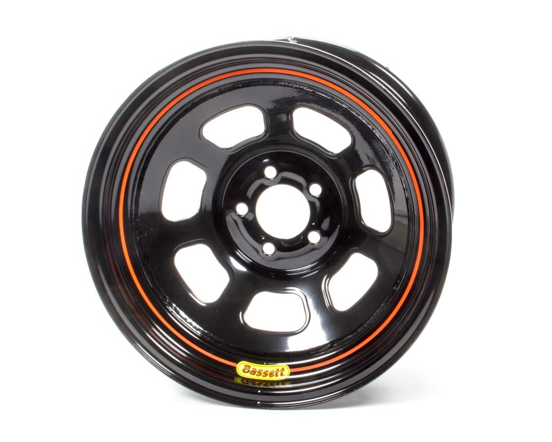 Wheel 15x7 5x100mm D- Hole 3in BS Black