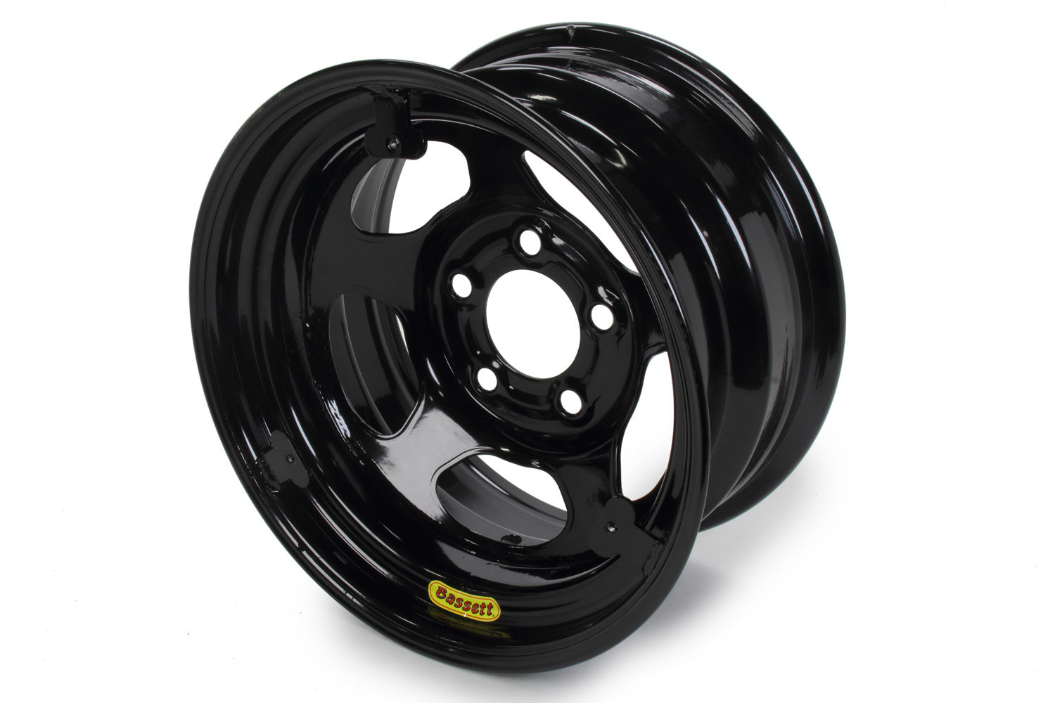 Wheel 15x8 Black Inerita 5x5 w/ Mudcover Tabs