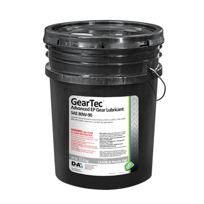 Geartec 80w90 - 35 Lb Plastic Pail