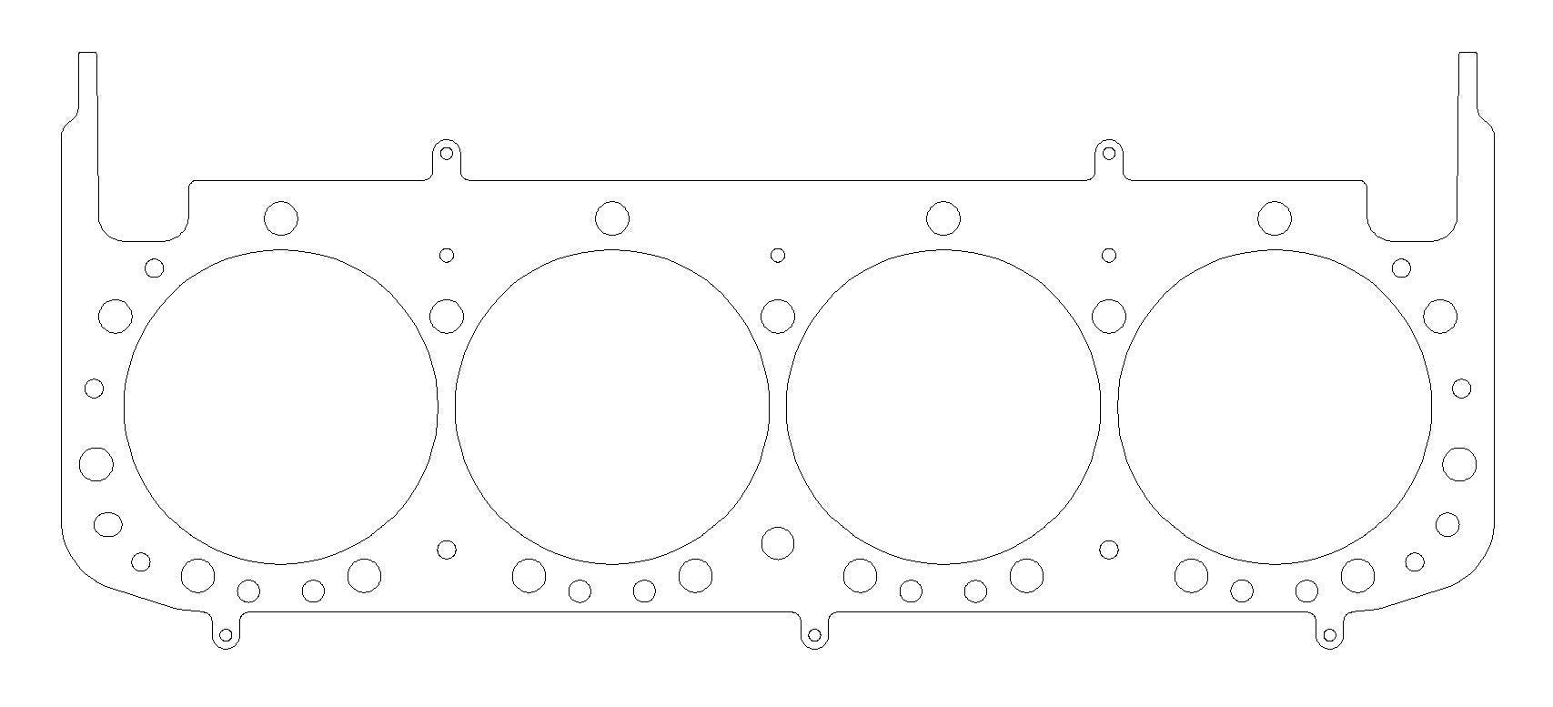 4.270 MLS Head Gasket SBC w/4.5in Bore Centers