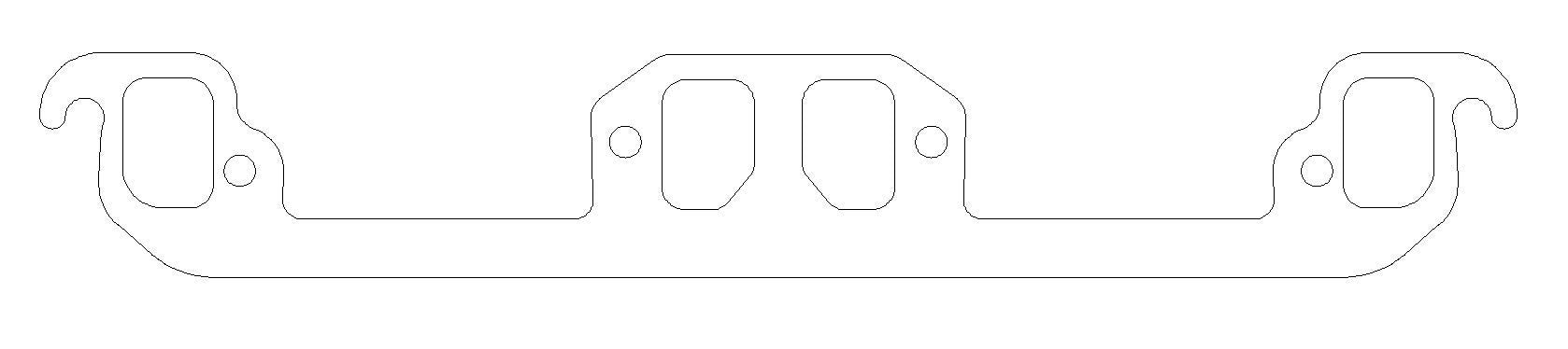 Exhaust Manifold Gasket Set Dodge 5.2l/5.9L Mag.