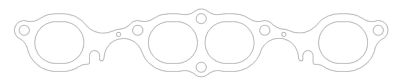 MLS Exhaust Gaskets .030 SBC w/SB2 Heads