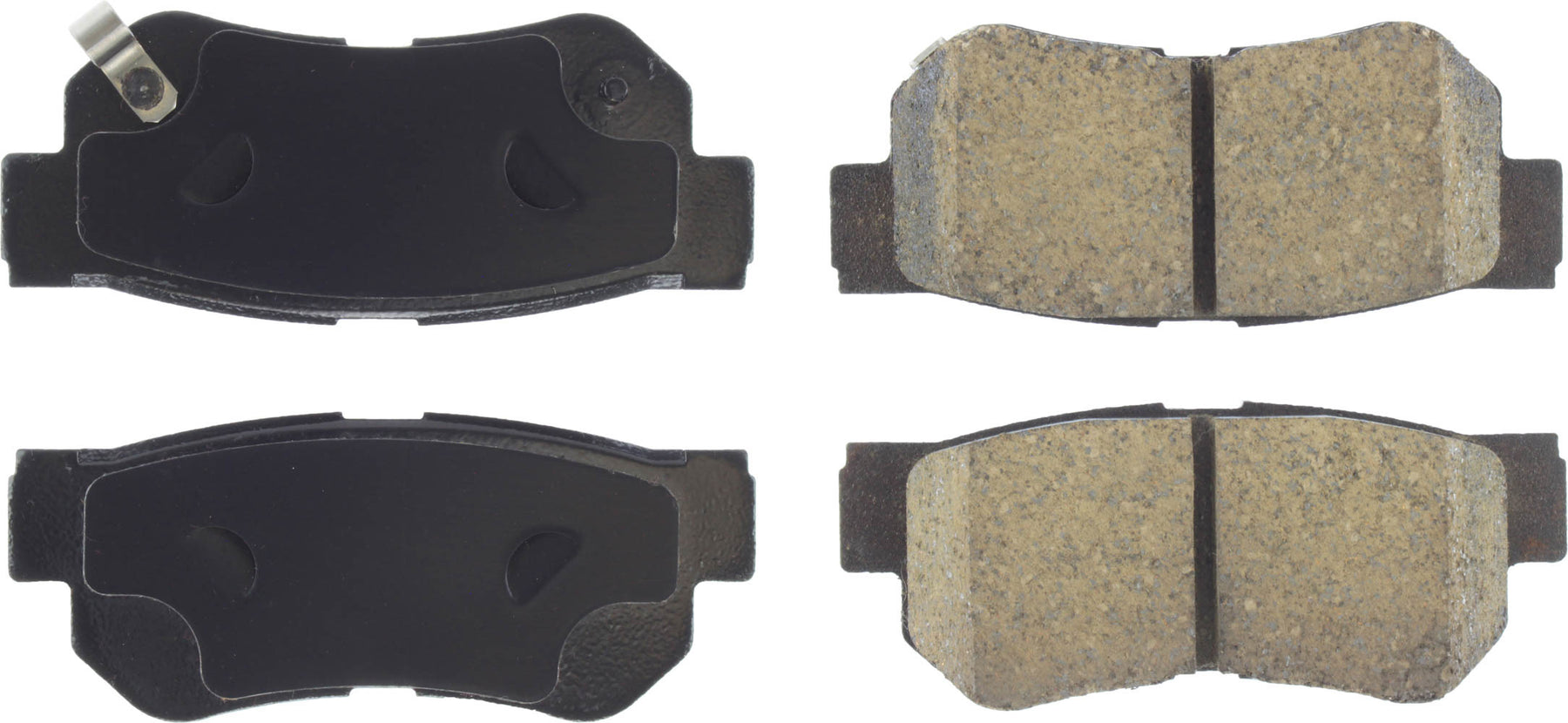 Posi-Quiet Ceramic Brake Pads with Shims and Har