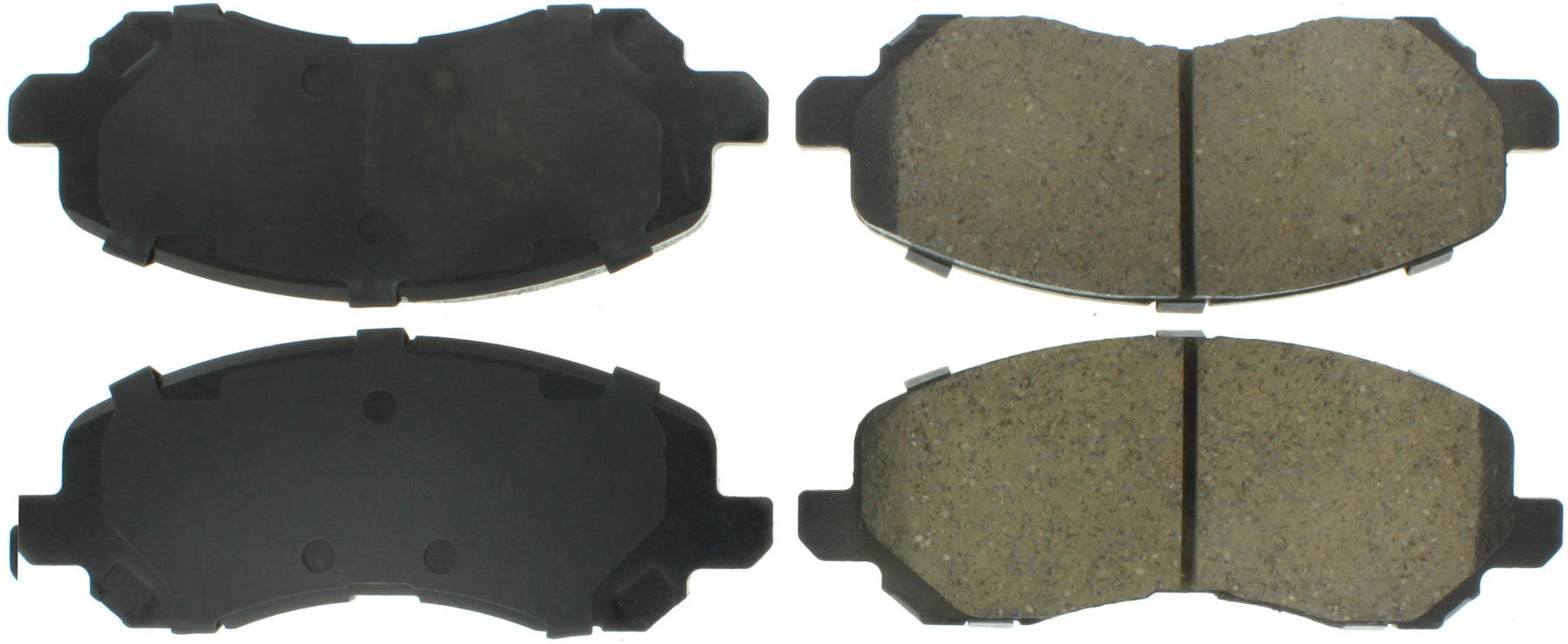 Posi-Quiet Ceramic Brake Pads with Shims and Har