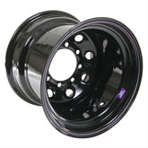 15x8 6x5.5 3.75in BS Blk Supertrucker Wheel