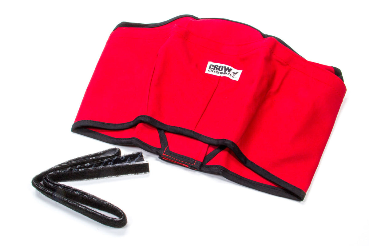 Helmet Skirt Red Velcro Attachment
