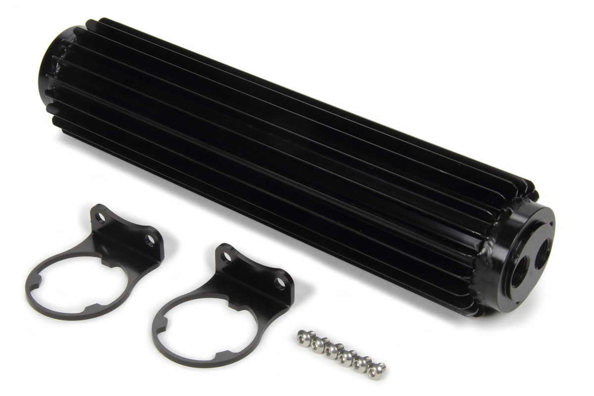 Dual-Pass Heat Sink Cool er  12in Black Anodized