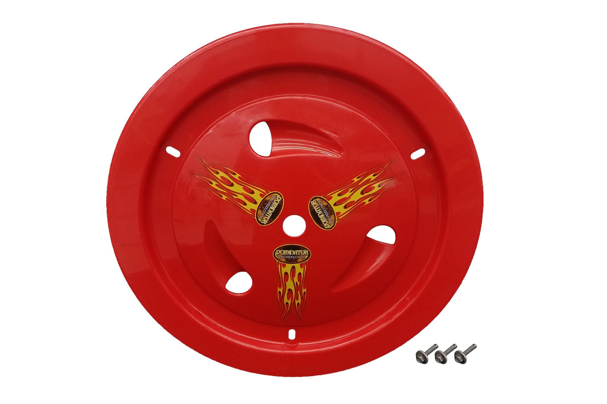 Wheel Cover Bolt-On Red Real Style