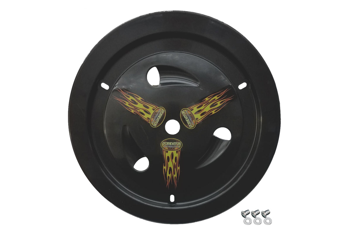 Wheel Cover Dzus-On Black Real Style