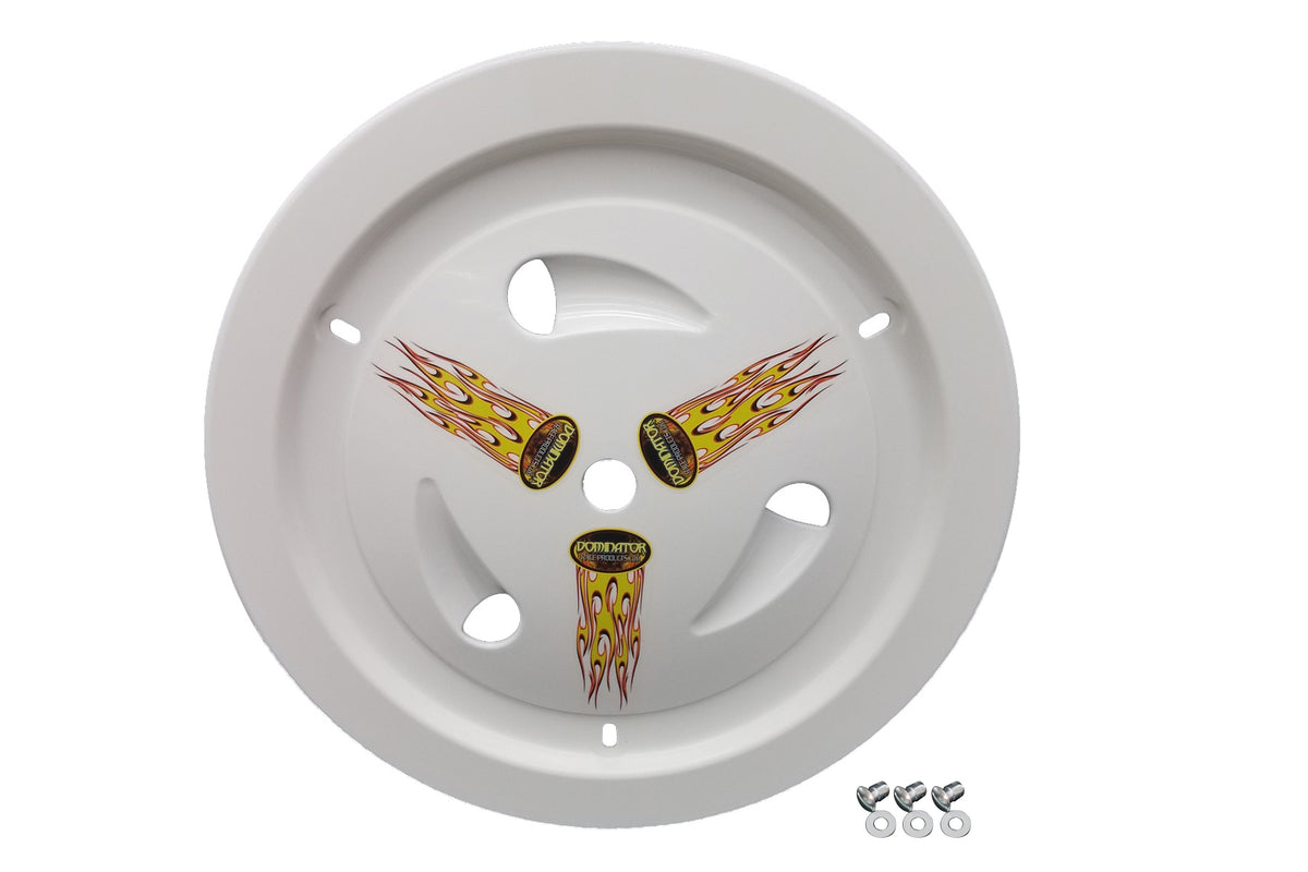 Wheel Cover Dzus-On White Real Style