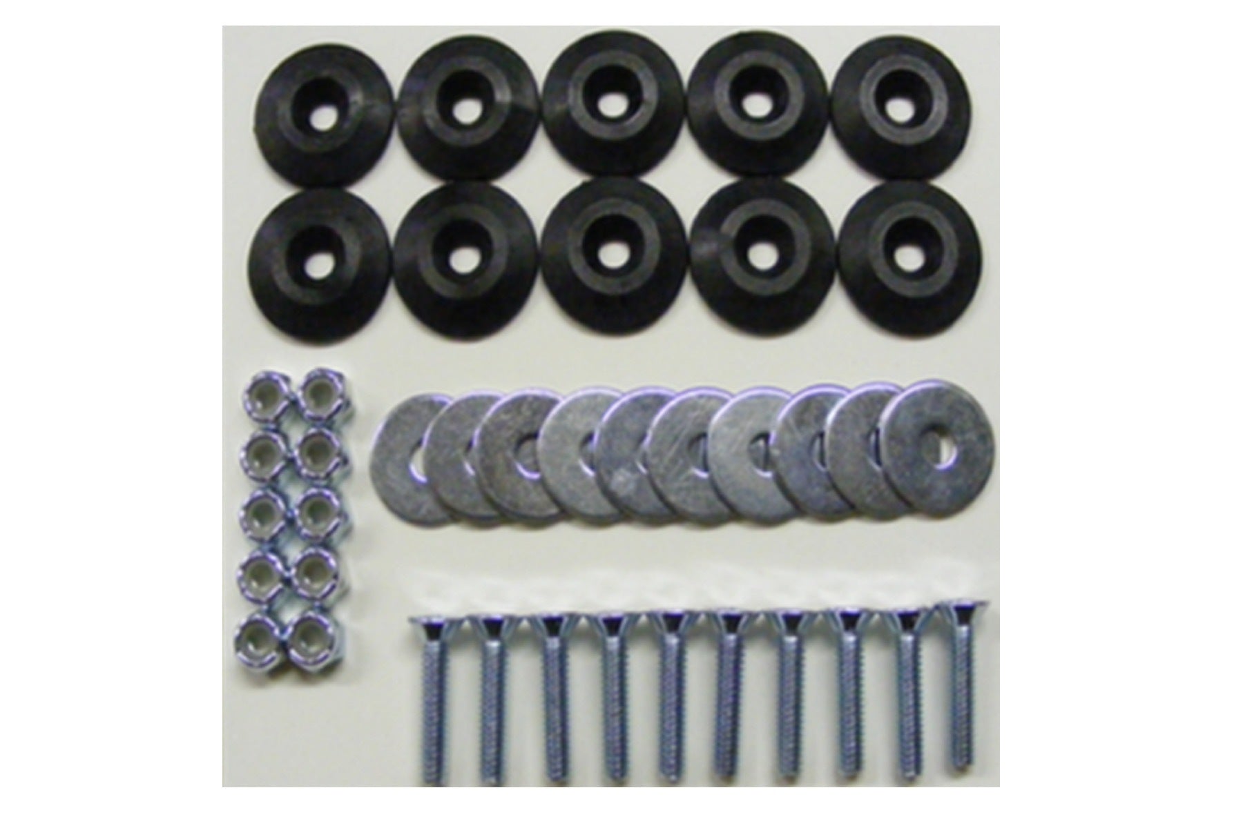 Body Bolt Kit Black 10 Pack